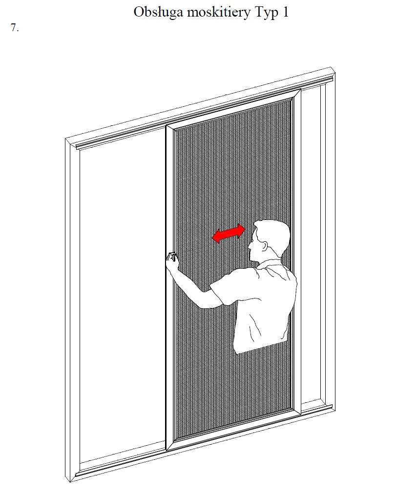 Instrukcja montażu moskitier przesuwnych 7